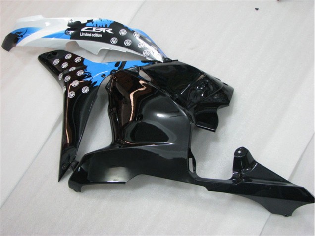 Schwarz Weiß Blau Honda CBR 600 RR 09-12 Motorrad Verkleidungen