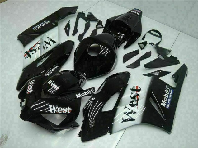 Schwarz West Honda CBR 1000 RR 04-05 Motorrad Verkleidungen