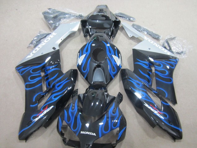 Schwarze Blau Flamme Honda CBR 1000 RR 04-05 Motorrad Verkleidungen