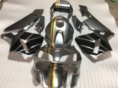 Silber Gold Schwarz Honda CBR 600 RR 03-04 Motorrad Verkleidungen