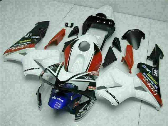 Weiß Blau Honda CBR 600 RR 03-04 Motorrad Verkleidungen