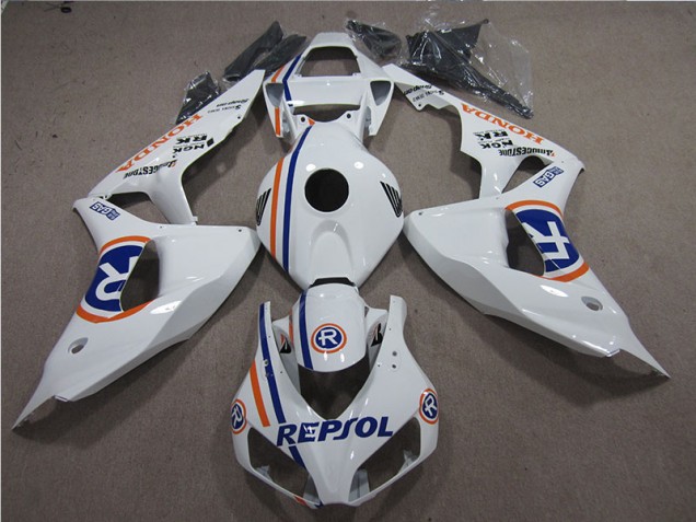 Weiß Blau Repsol Honda CBR 1000 RR 06-07 Motorrad Verkleidungen