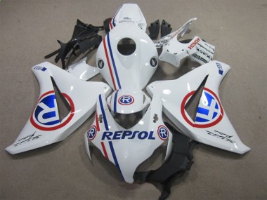 Weiß Blau Repsol Honda CBR 1000 RR 08-11 Motorrad Verkleidungen