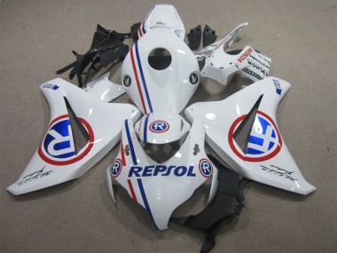 Weiß Blau Repsol Honda CBR 1000 RR 08-11 Motorrad Vollverkleidung