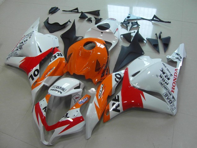 Weiß New Repsol Honda CBR 600 RR 09-12 Motorrad Verkleidungen