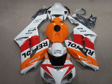 Weiß Orange Repsol Honda CBR 1000 RR 04-05 Motorrad Verkleidungen