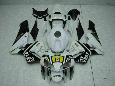 Weiß Playboy 14 Honda CBR 600 RR 05-06 Motorrad Verkleidungen