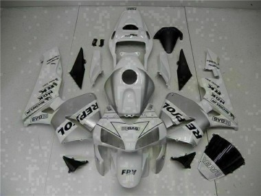 Weiß Repsol Honda CBR 600 RR 03-04 Motorrad Verkleidung