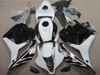 Weiß Schwarz Honda CBR 600 RR 09-12 Motorrad Verkleidungen