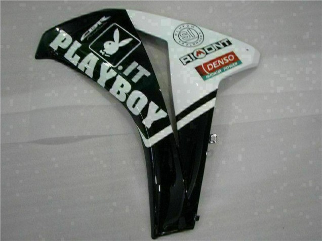 Weiß Schwarz Playboy Honda CBR 1000 RR 08-11 Motorrad Verkleidungen