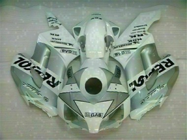 Weiß Silber Repsol Honda CBR 1000 RR 04-05 Motorrad Verkleidungen